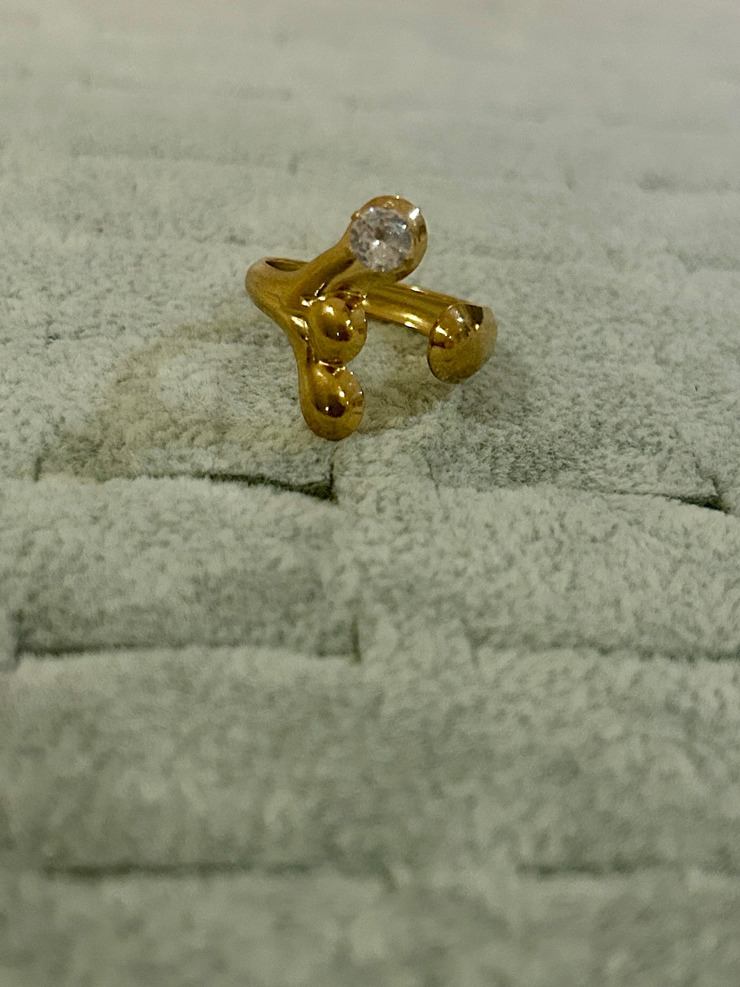 Gold Flow Adjustable Ring Collection