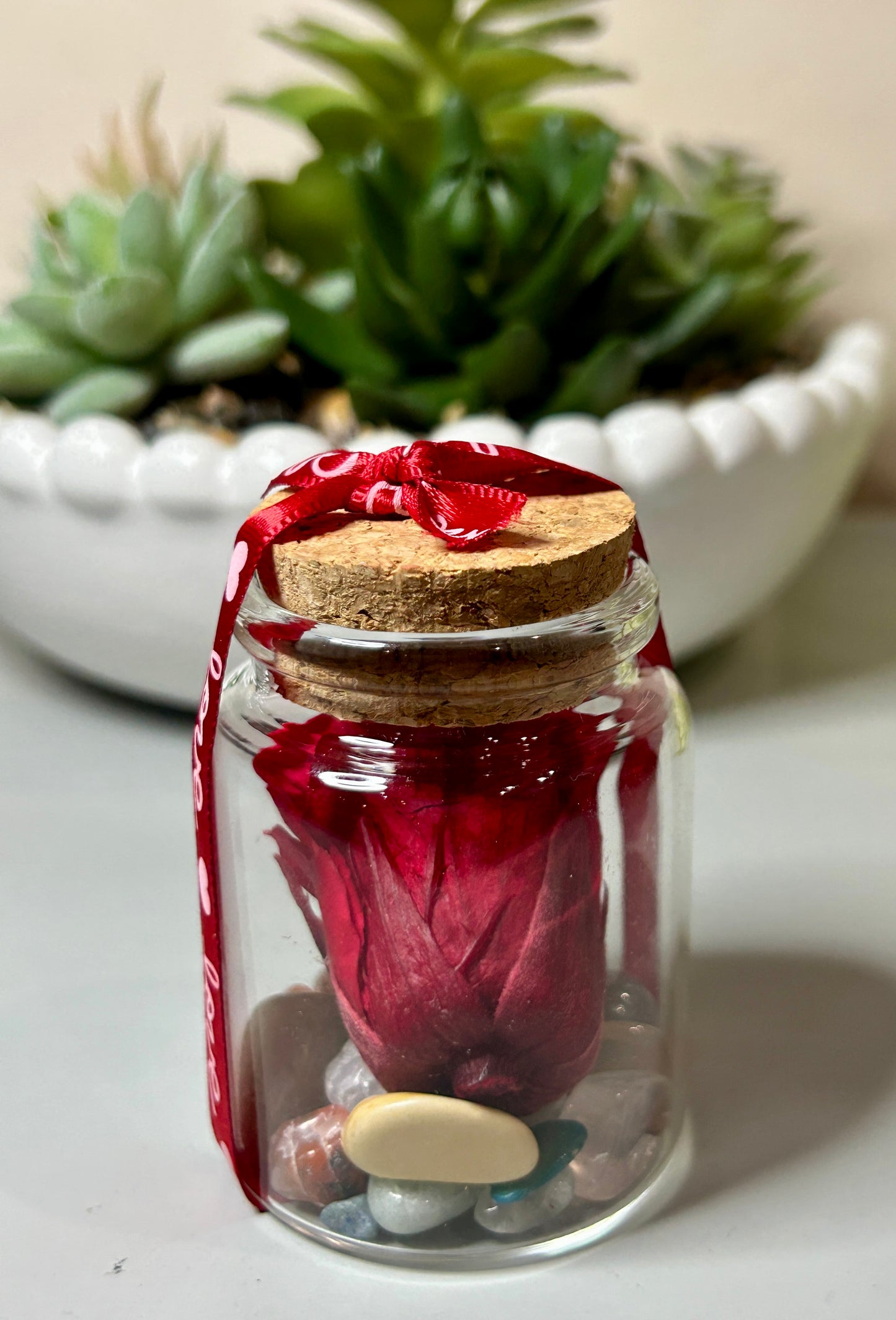 Everlasting Love Mini Rose Keepsake Jar