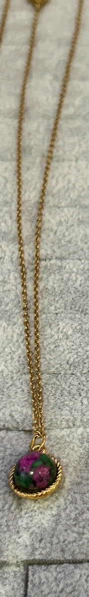 Mystic Earth Collection – Natural Stone Jewellery Set (Malachite, Amethyst, Tiger Eye, Turquoise, Green Jade, Rose Quartz, Blue Lace Agate,Plant Agate, Unakite)