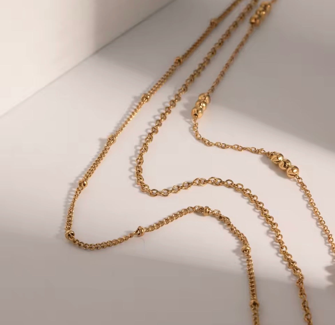 Golden Harmony Layered Necklace