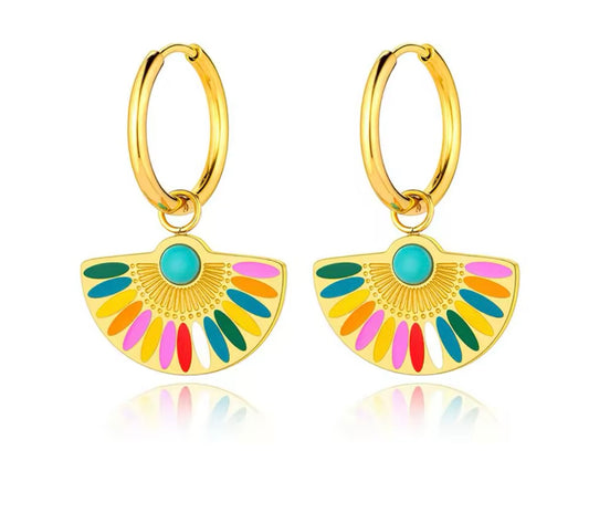 ColourPop Fan Hoop Earring
