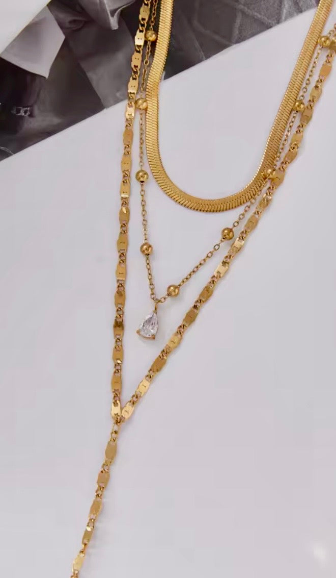Golden Grace Layered Necklace