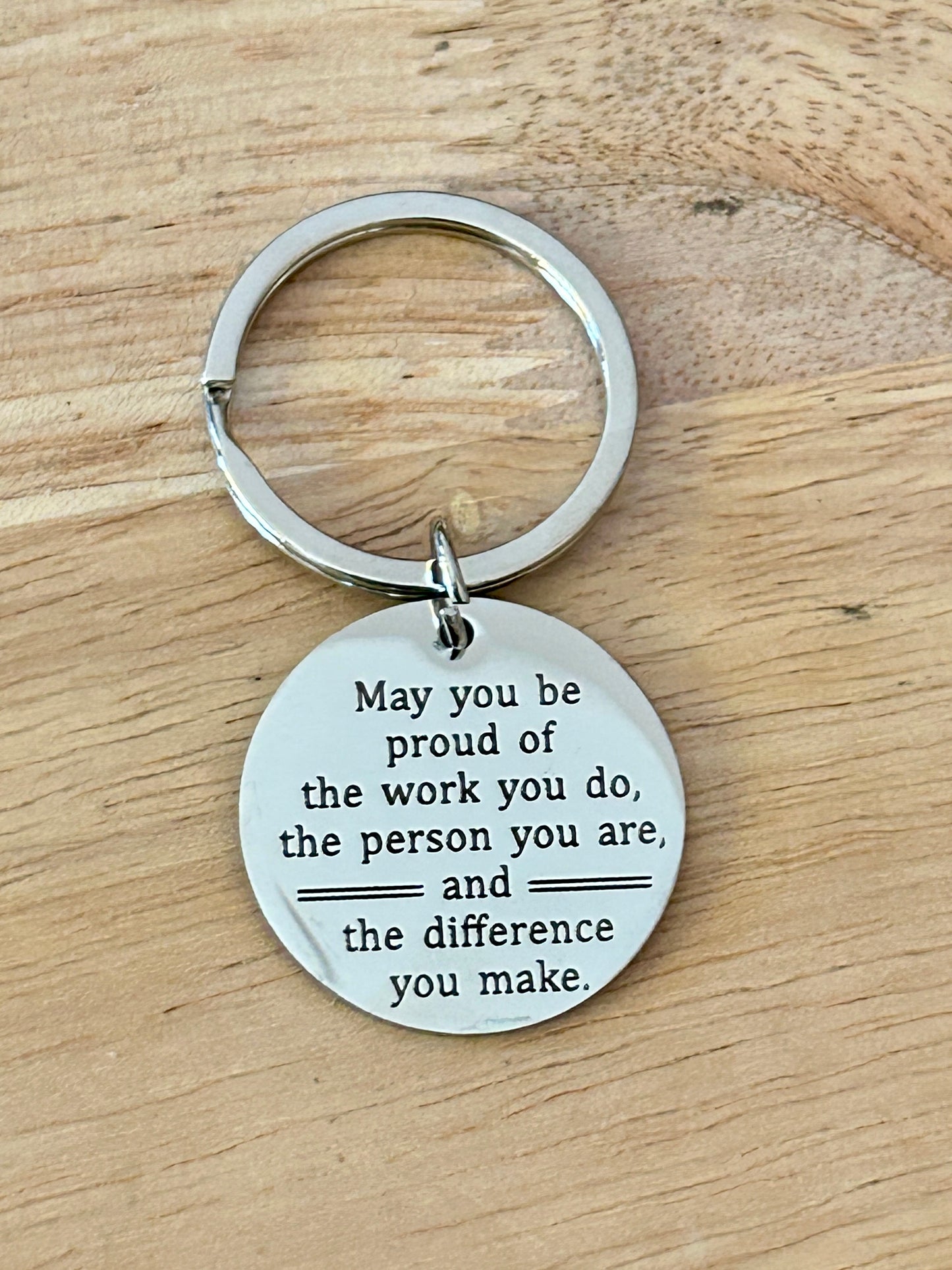 Affirmation Reminder Keyring