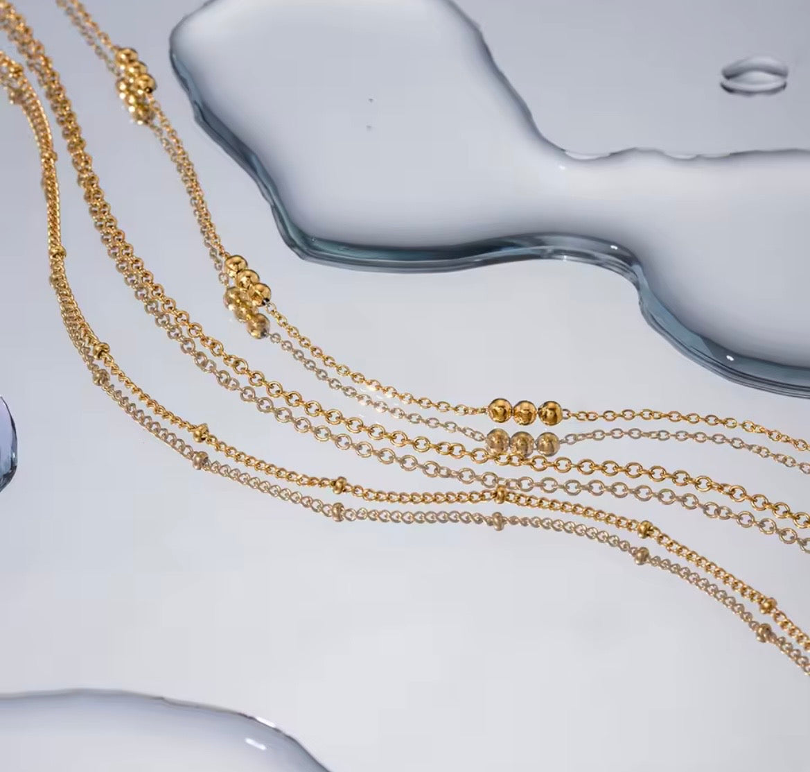 Golden Harmony Layered Necklace