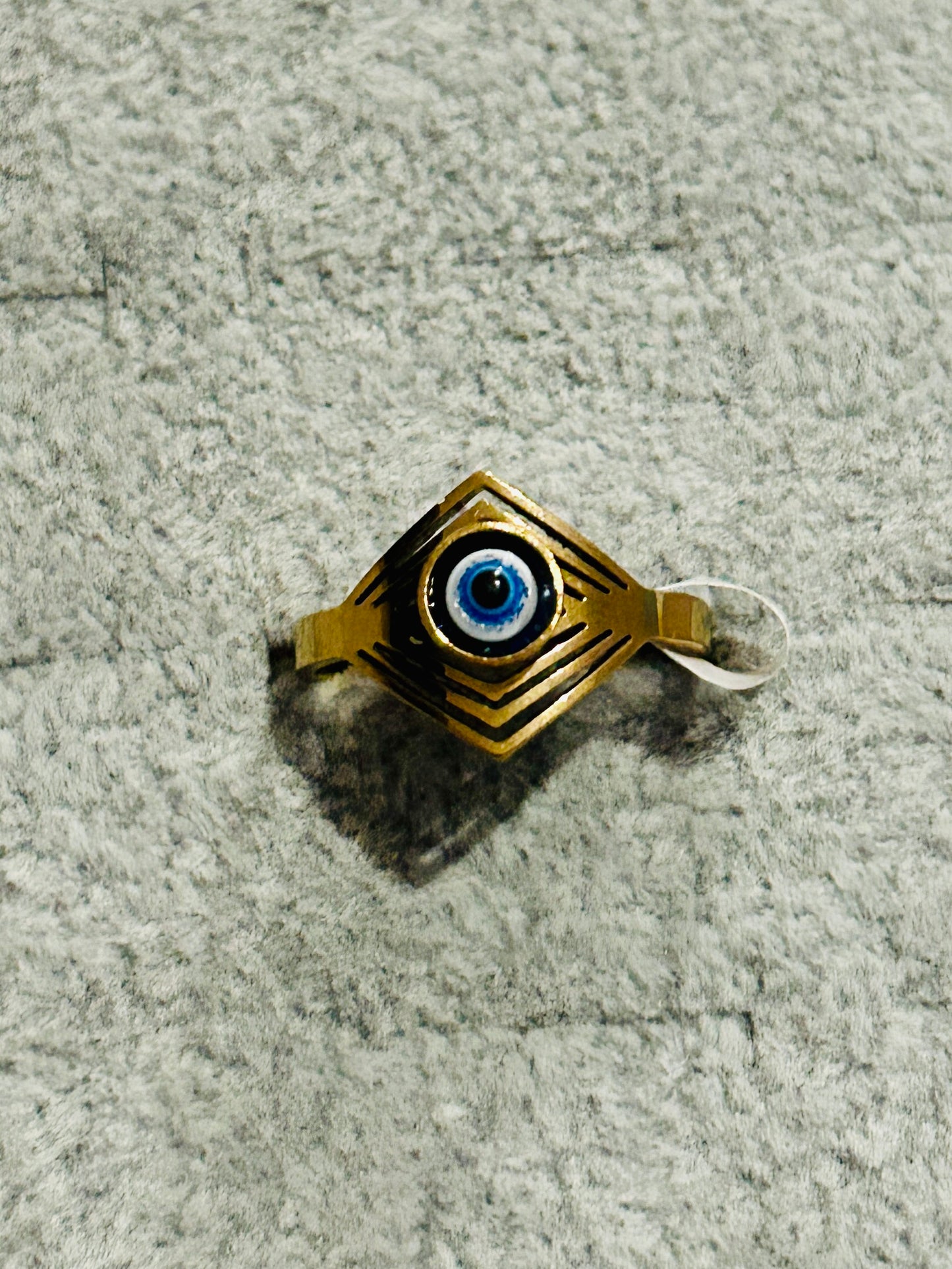 Evil Eye Greek Link Ring
