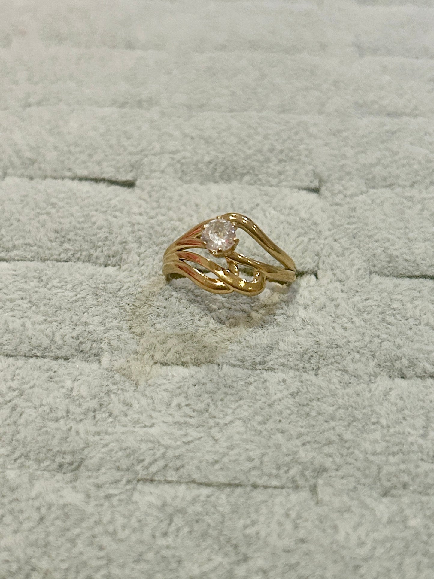 Gold Flow Adjustable Ring Collection