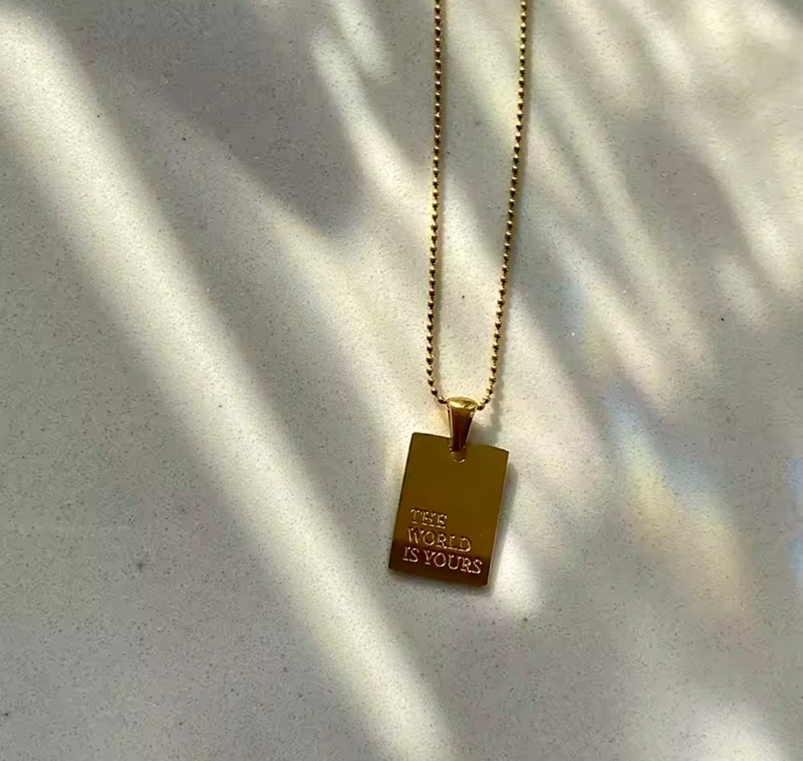 Empower Tag Necklace Collection