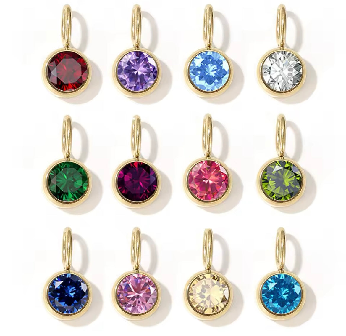 Birthstone Charm – Necklace | Bracelet | Earring