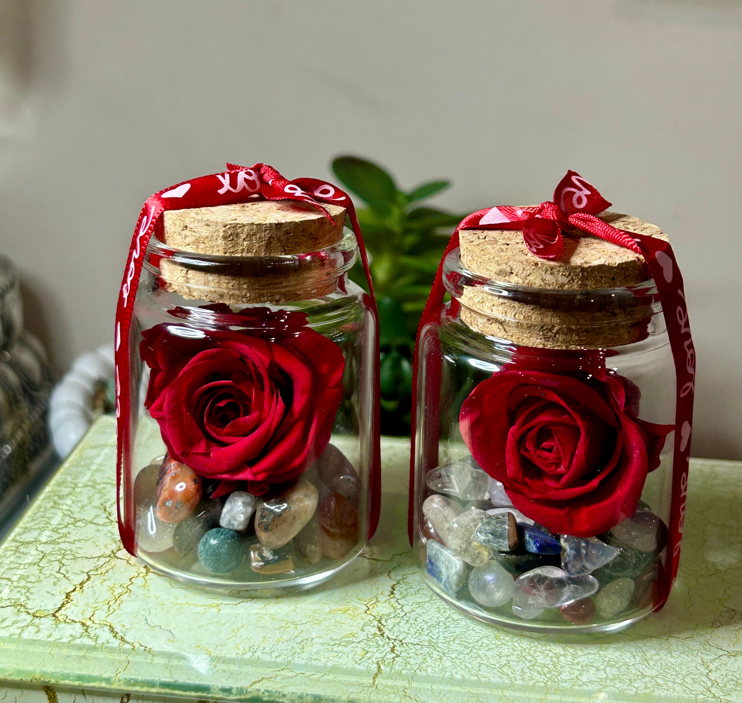 Everlasting Love Mini Rose Keepsake Jar