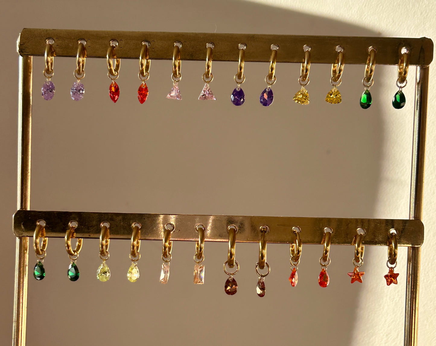 Mini Crystal Drop Huggies