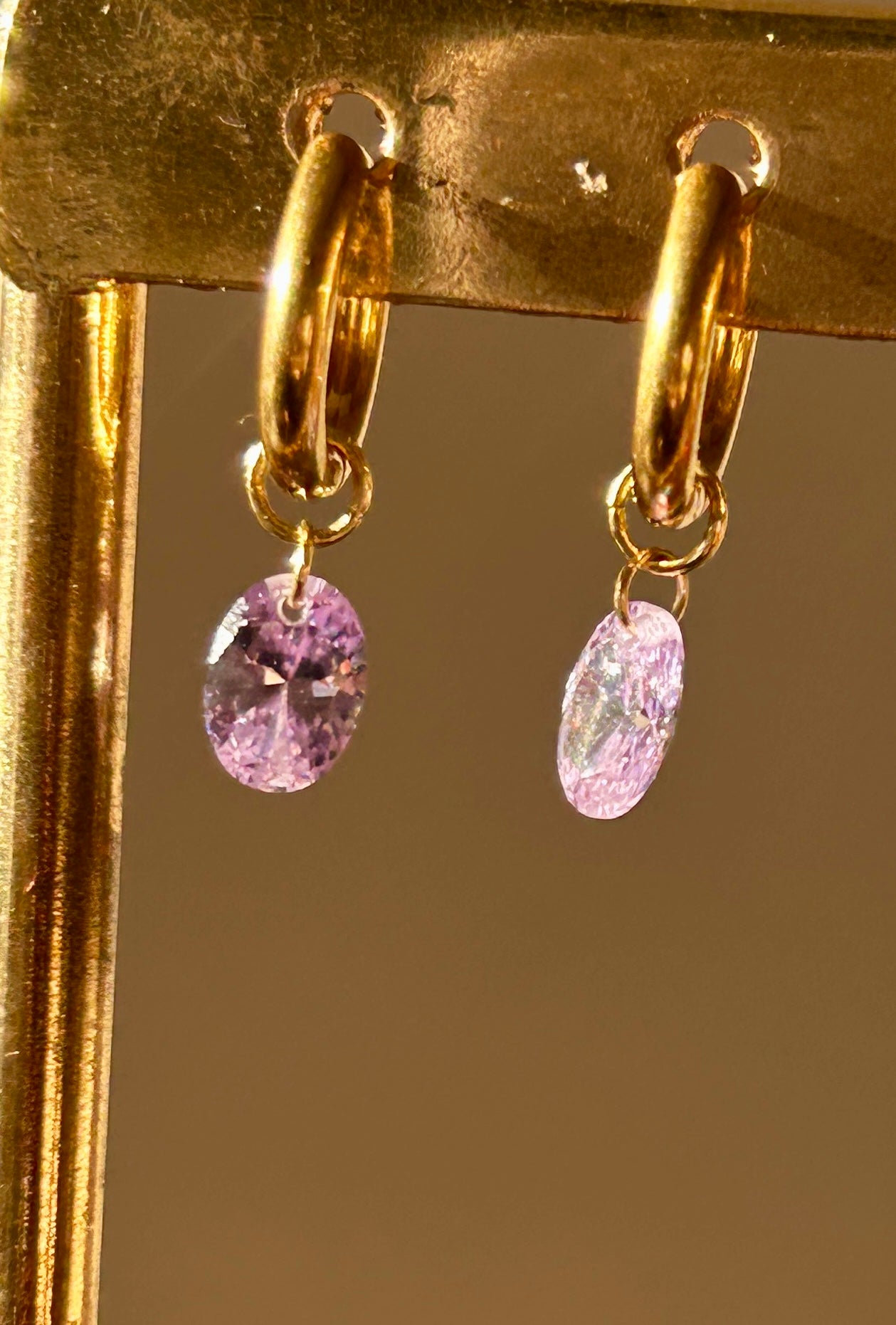 Mini Crystal Drop Huggies