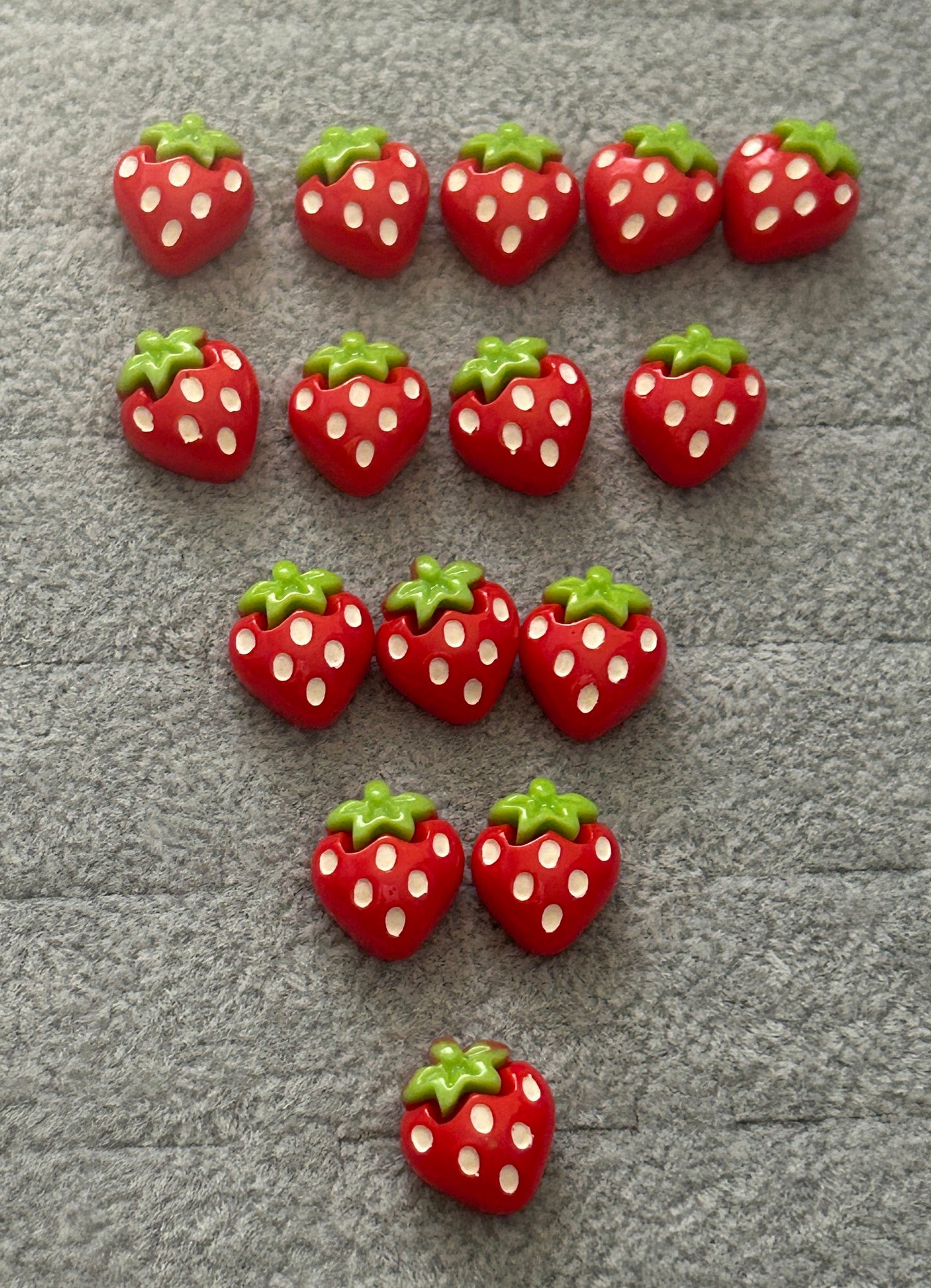 Sweet Berry Pop Studs – Resin Front with Stainless-Steel Back