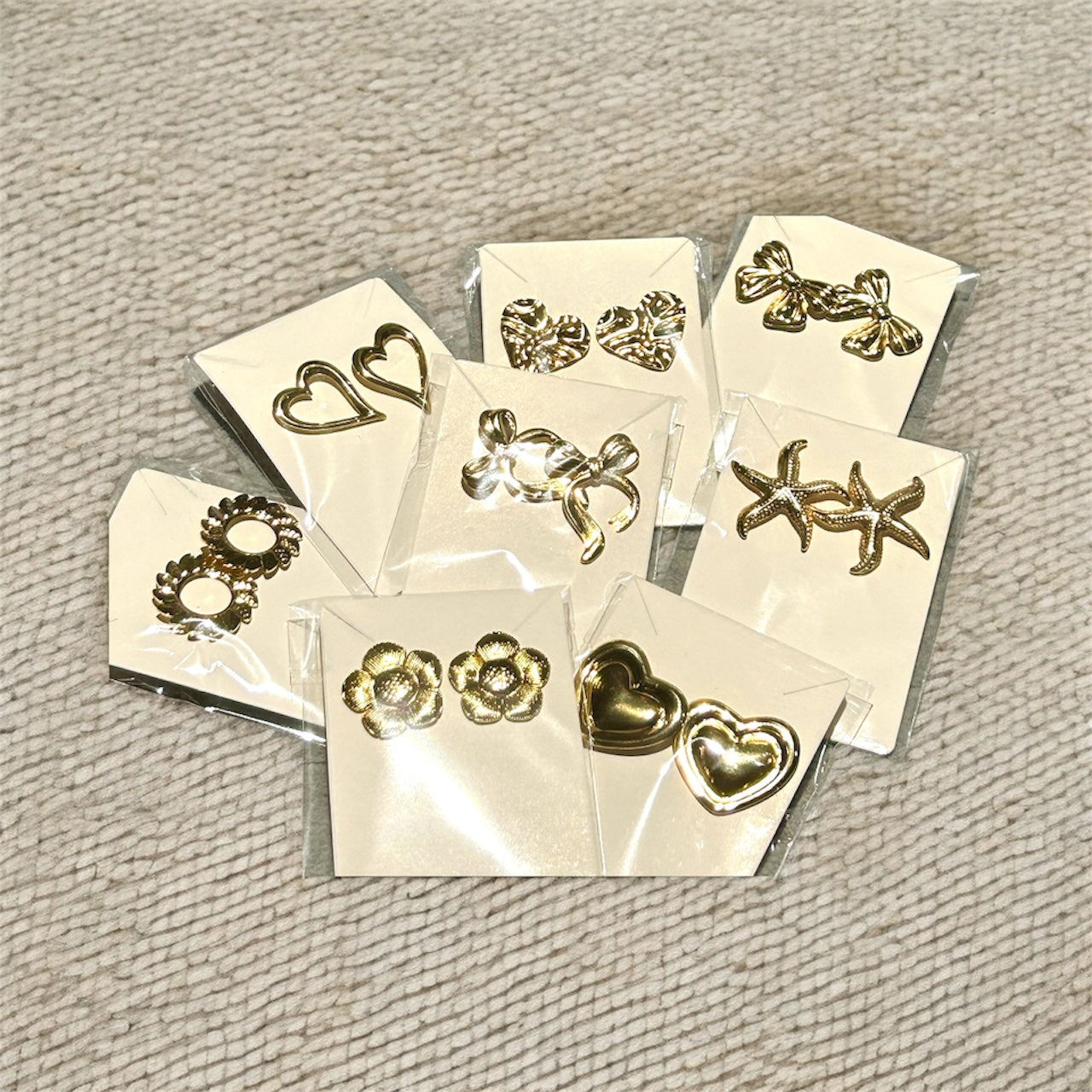 Golden Muse Statement Stud Collection