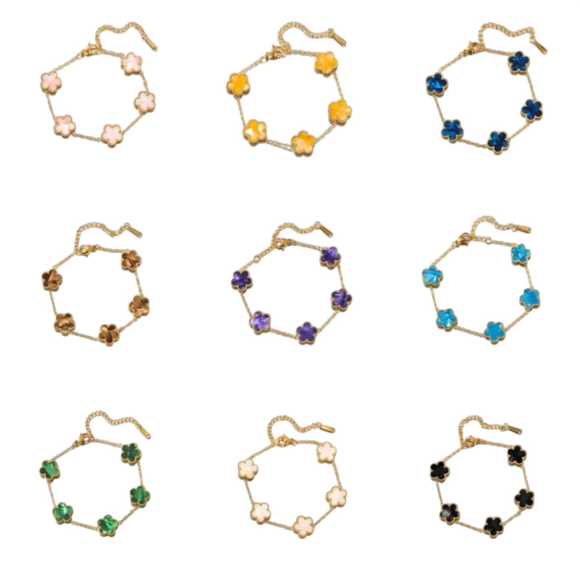 Lucky Clover Charm Bracelet