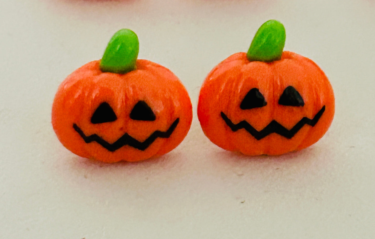 Spooky Mini Halloween Studs – Pumpkin & Ghost Edition