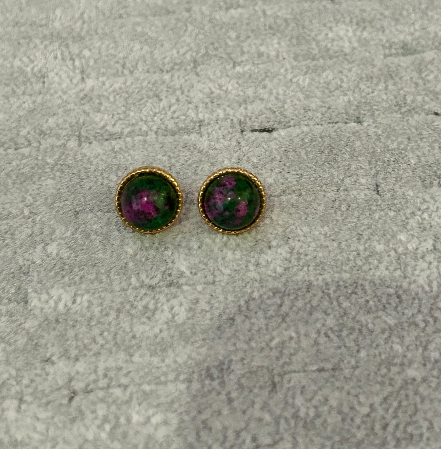 Mystic Earth Collection – Natural Stone Jewellery Set (Malachite, Amethyst, Tiger Eye, Turquoise, Green Jade, Rose Quartz, Blue Lace Agate,Plant Agate, Unakite)