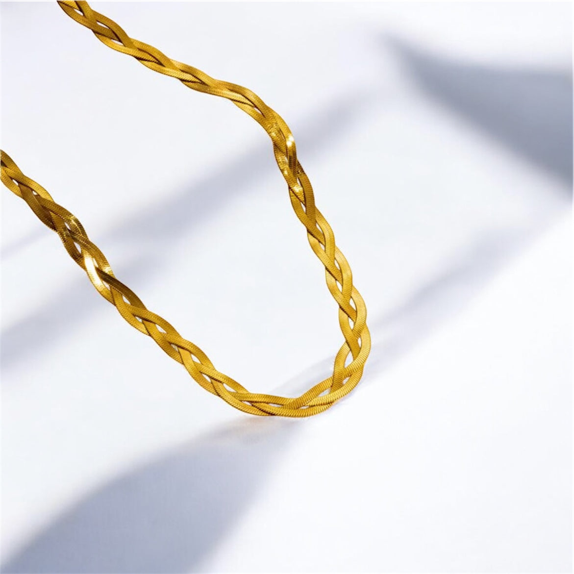 Triple Layer Snake Wave Necklace & Bracelet