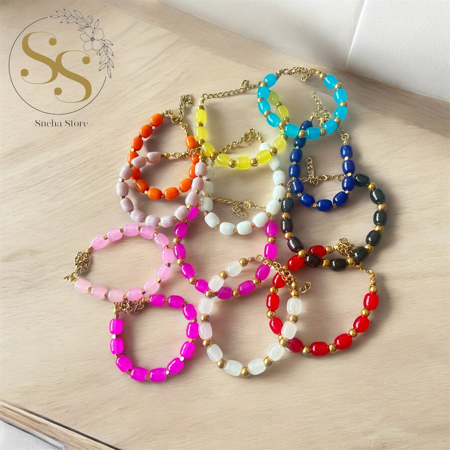 Glass Glow Bracelet
