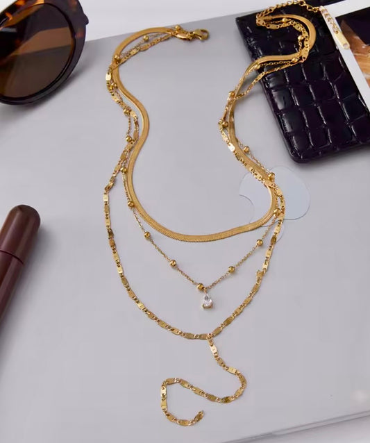 Golden Grace Layered Necklace