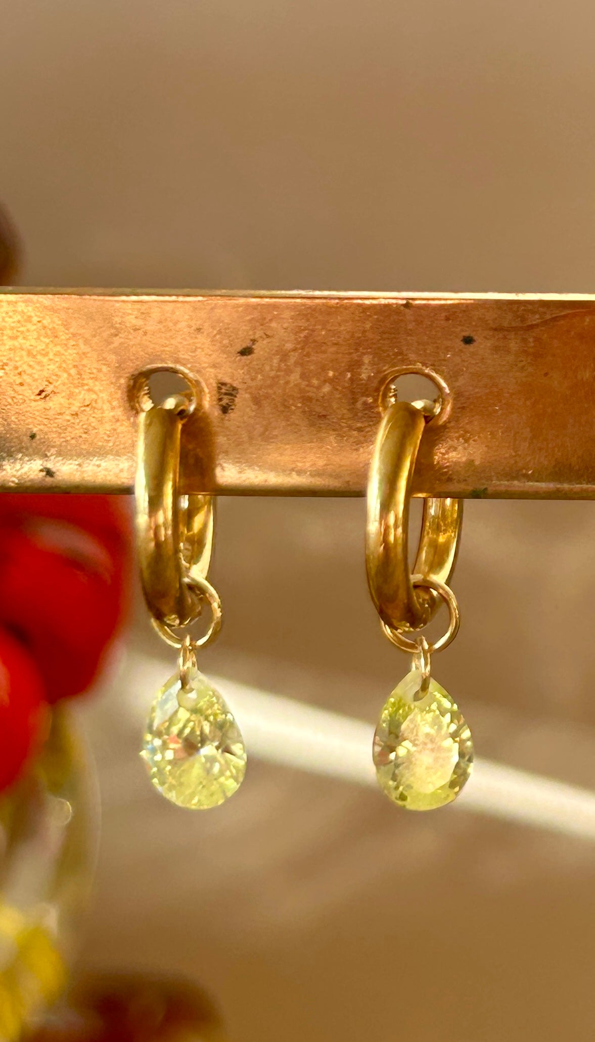 Mini Crystal Drop Huggies