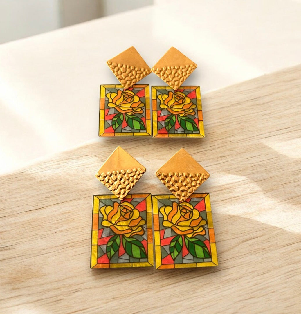 Mosaic Bloom Earrings