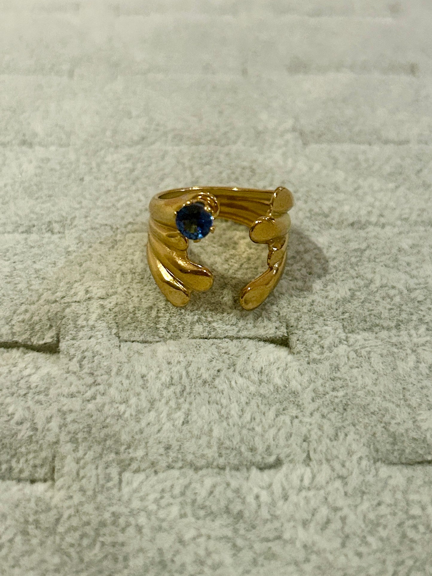 Gold Flow Adjustable Ring Collection