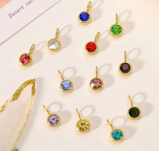 Birthstone Charm – Necklace | Bracelet | Earring