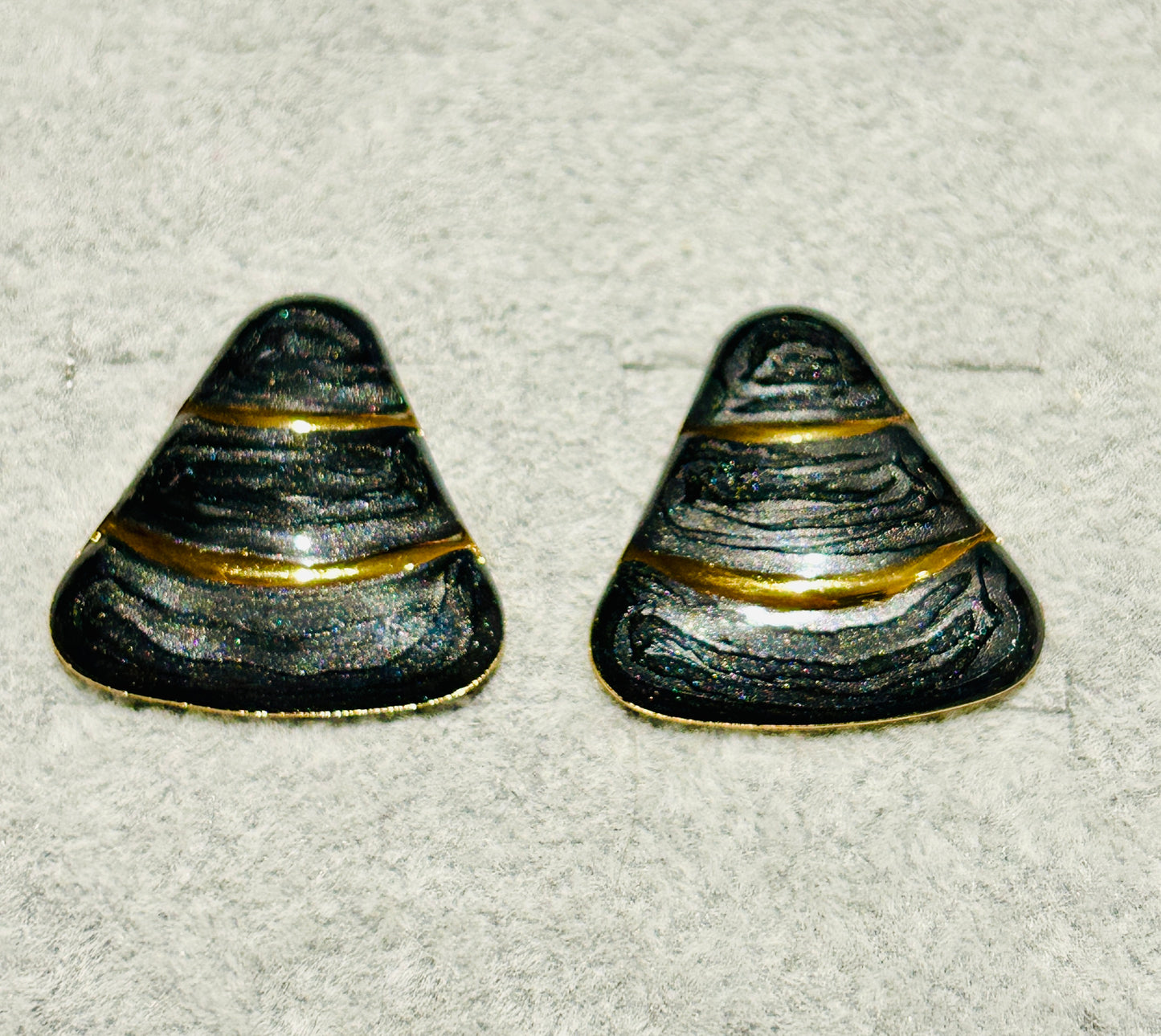 Midnight Muse Enamel Stud Collection