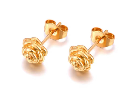 Golden Rose Stud