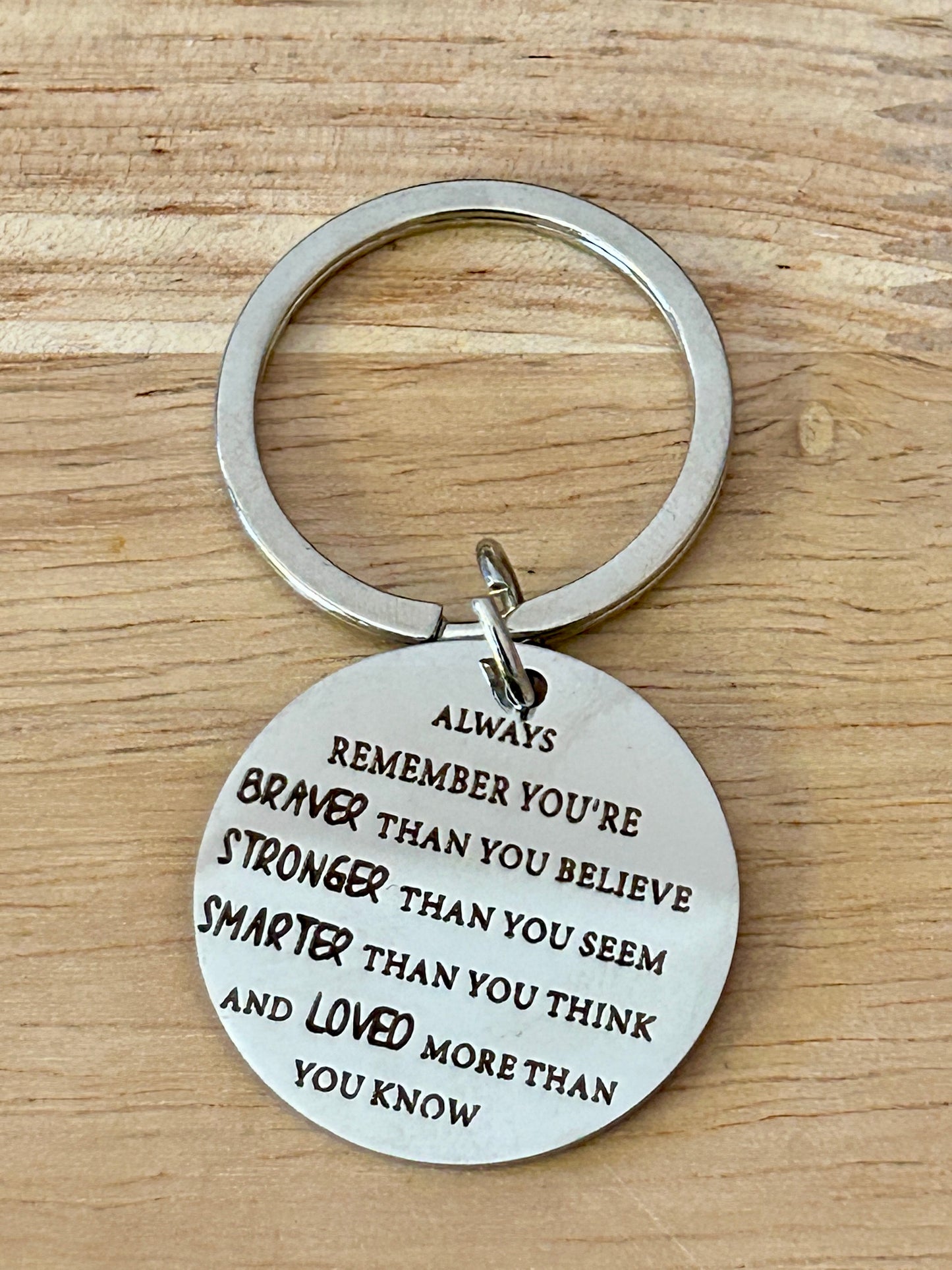Affirmation Reminder Keyring
