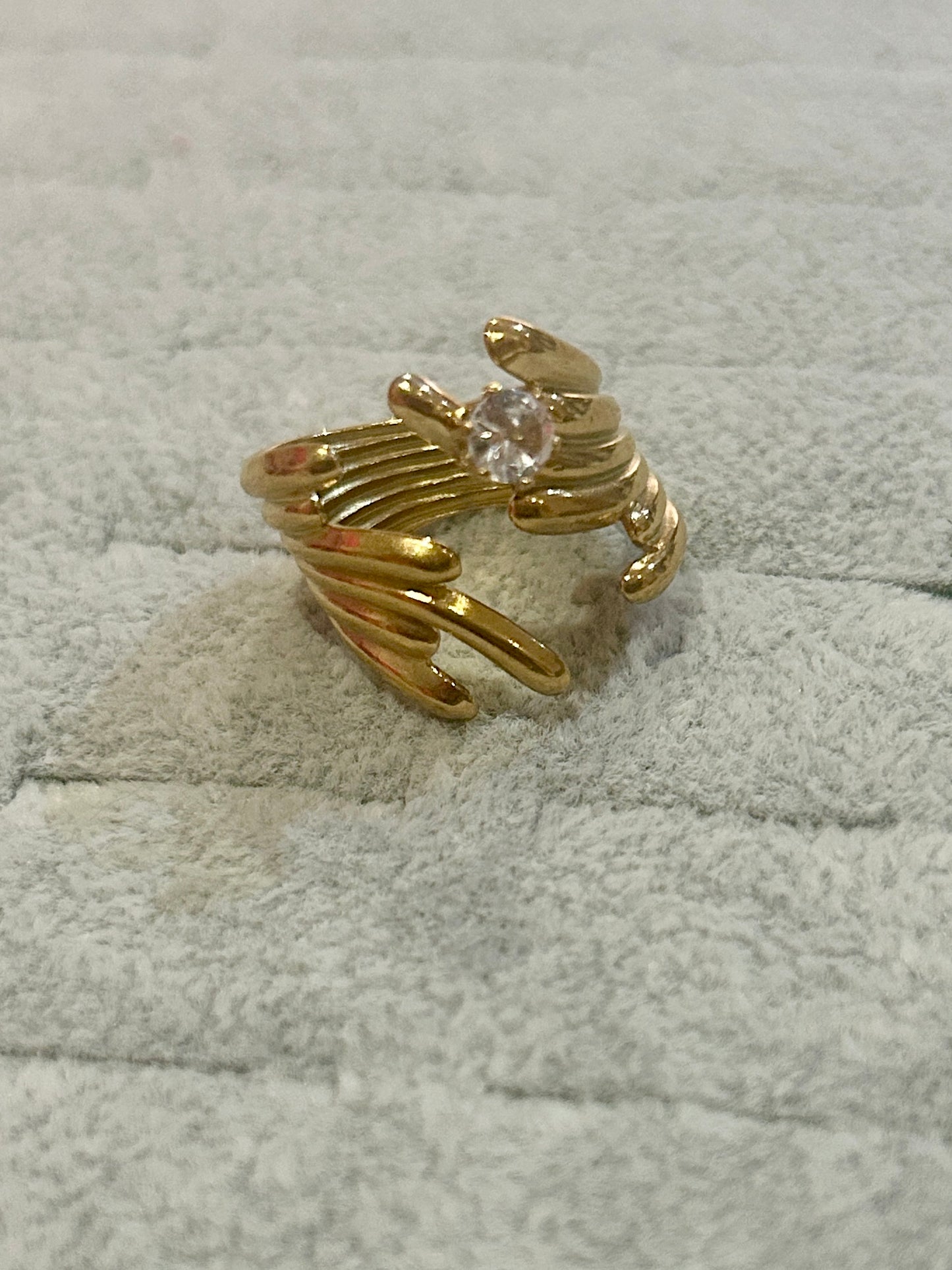 Gold Flow Adjustable Ring Collection
