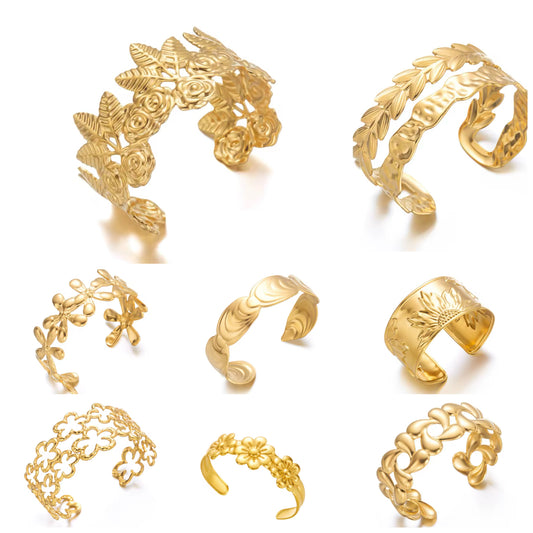 Golden Garden Cuff Collection