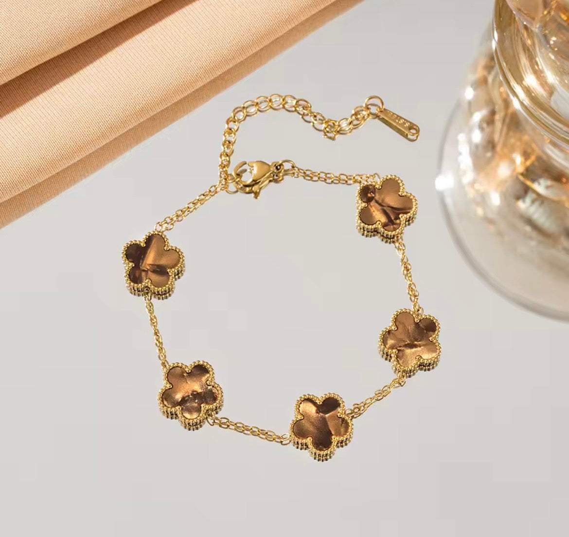 Lucky Clover Charm Bracelet