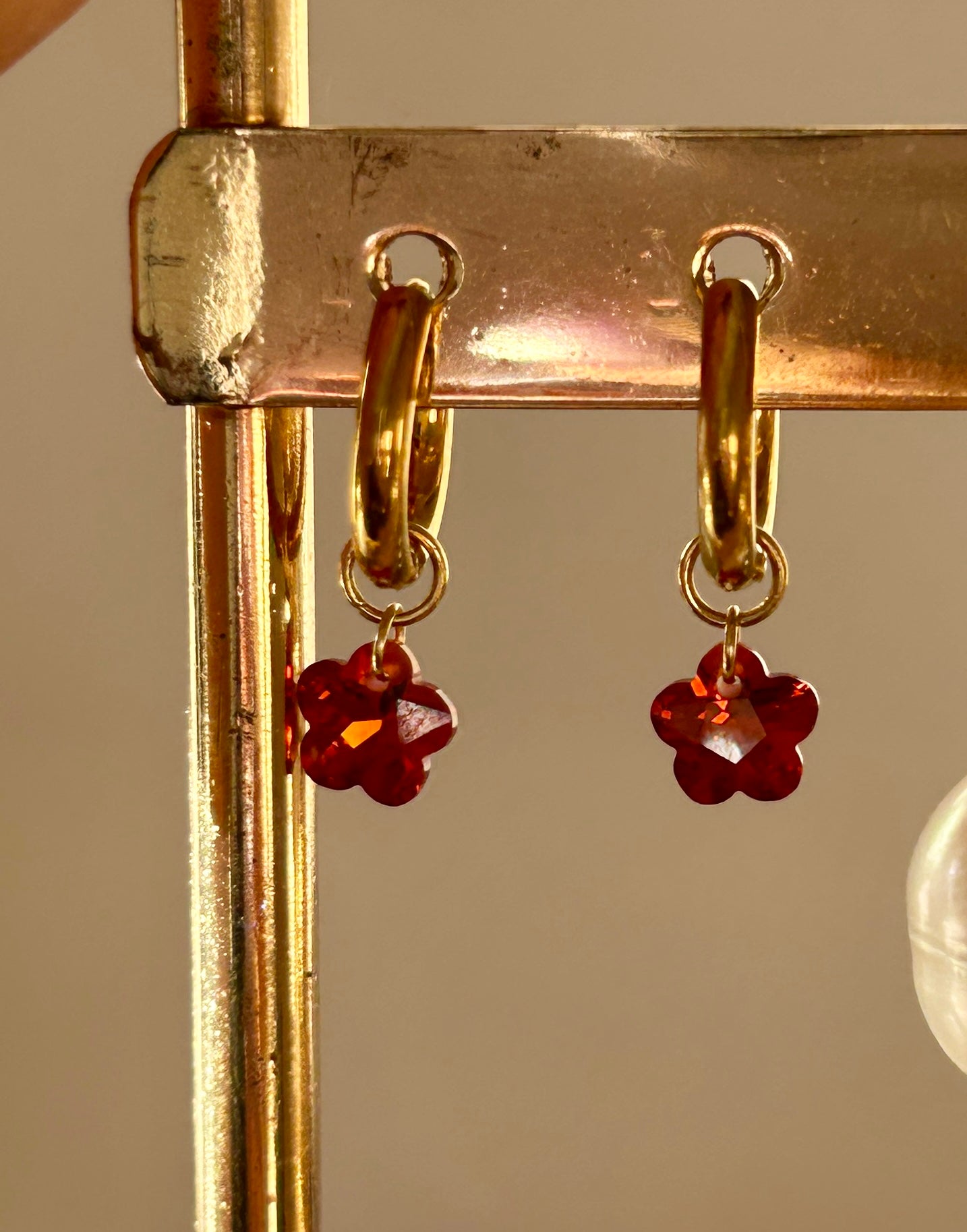 Mini Crystal Drop Huggies