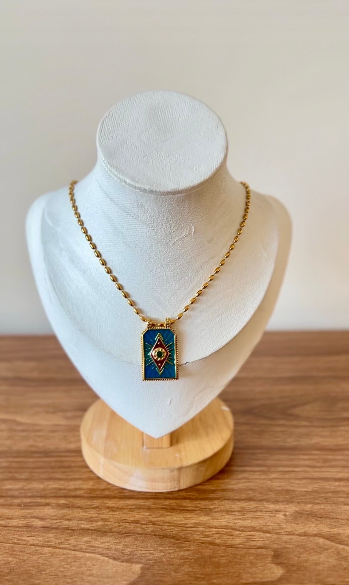 Radiant Guardian Eye Necklace