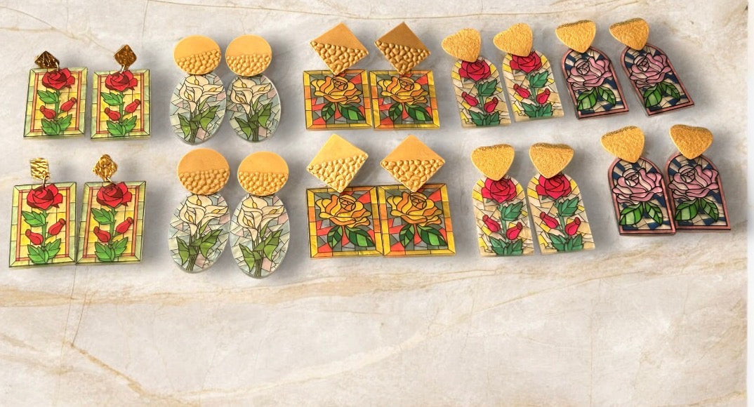Mosaic Bloom Earrings