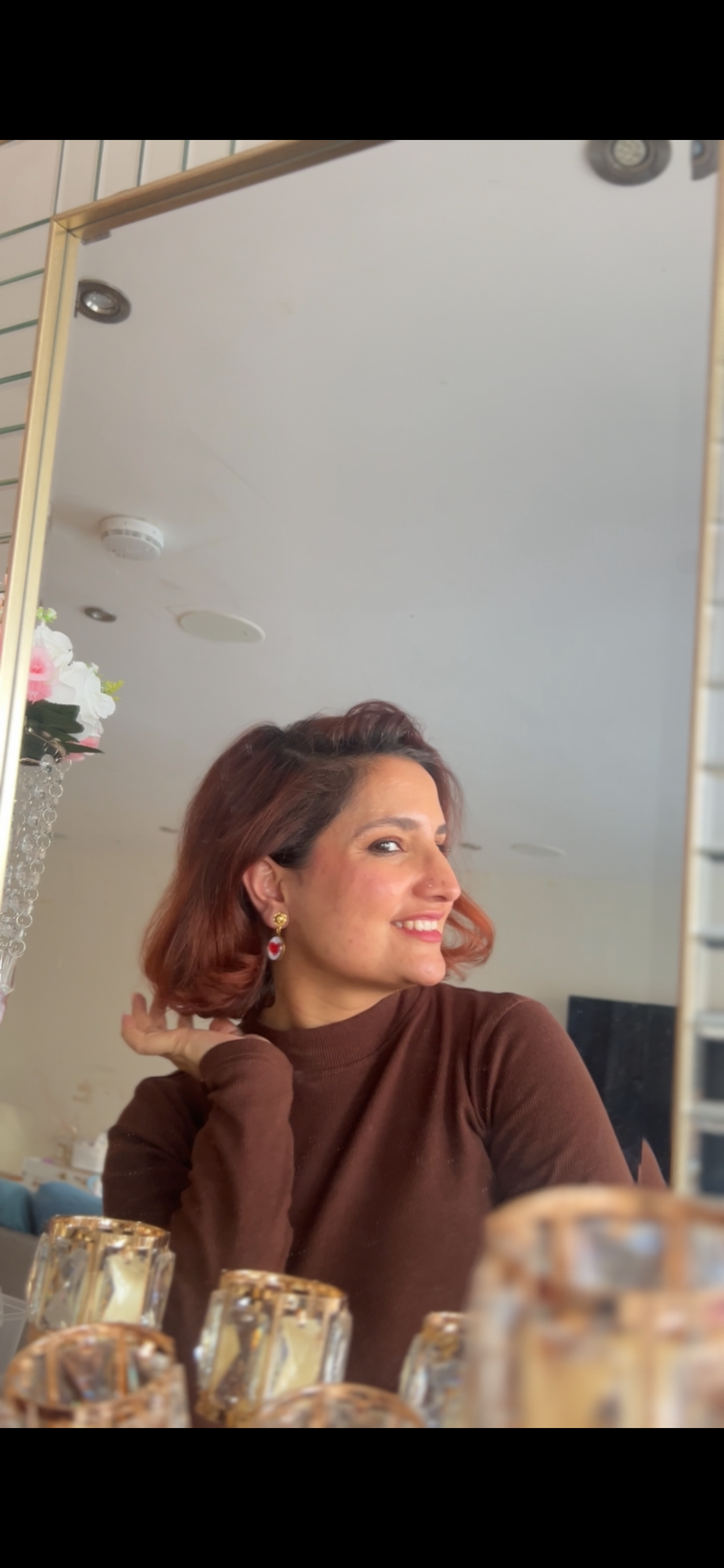 Vintage Heart Cameo Drop Earrings