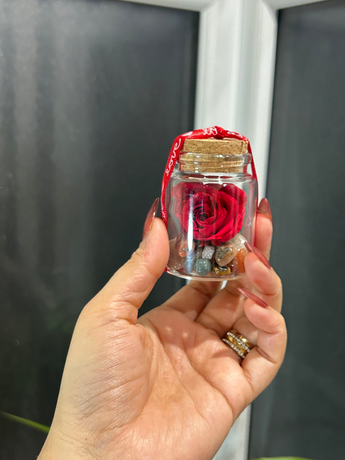 Everlasting Love Mini Rose Keepsake Jar