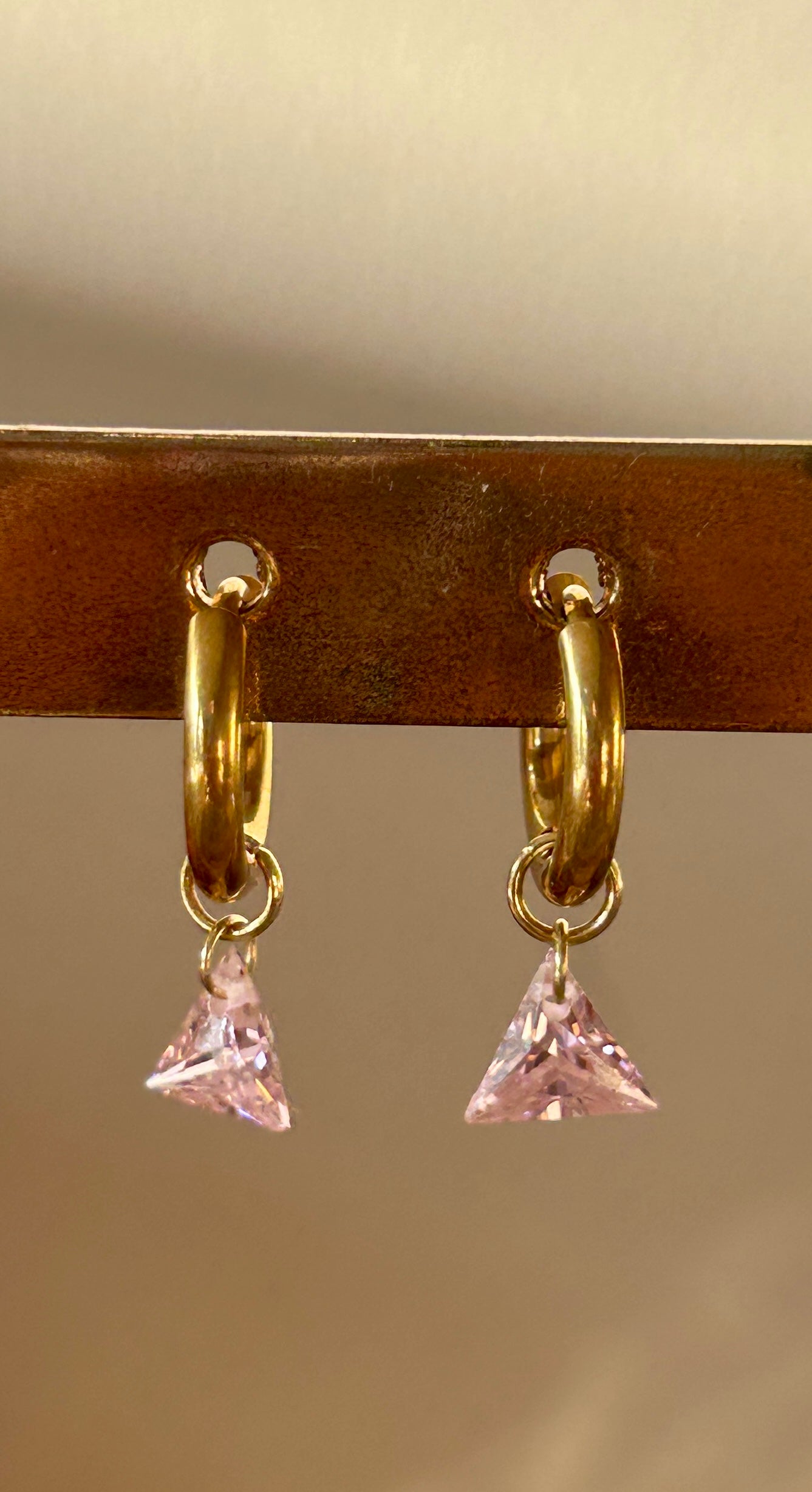Mini Crystal Drop Huggies