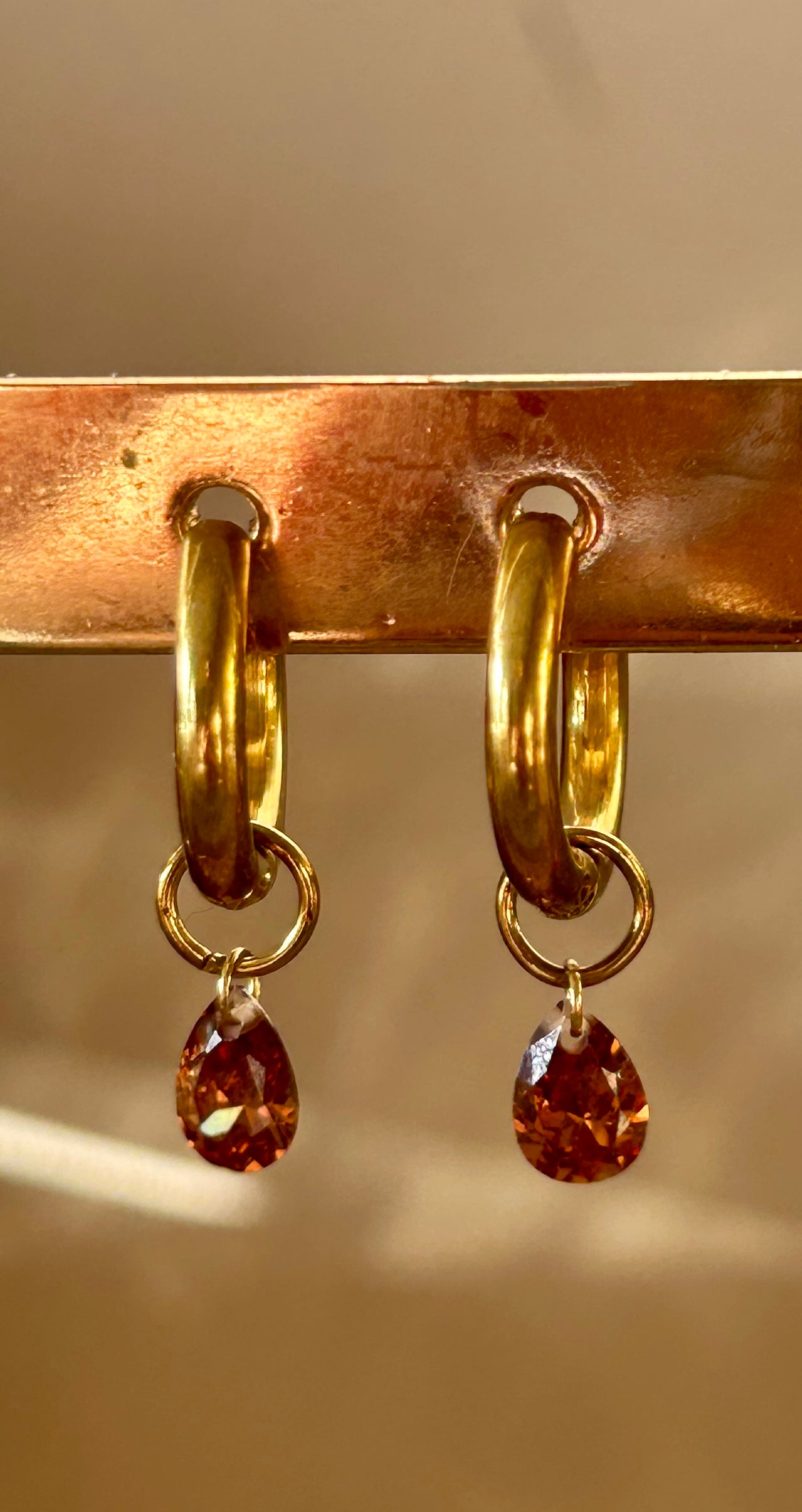 Mini Crystal Drop Huggies