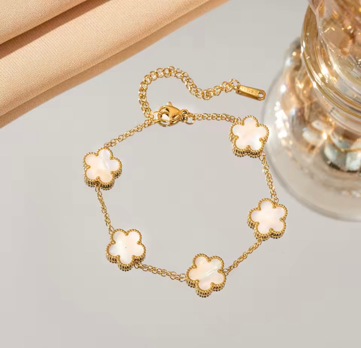 Lucky Clover Charm Bracelet