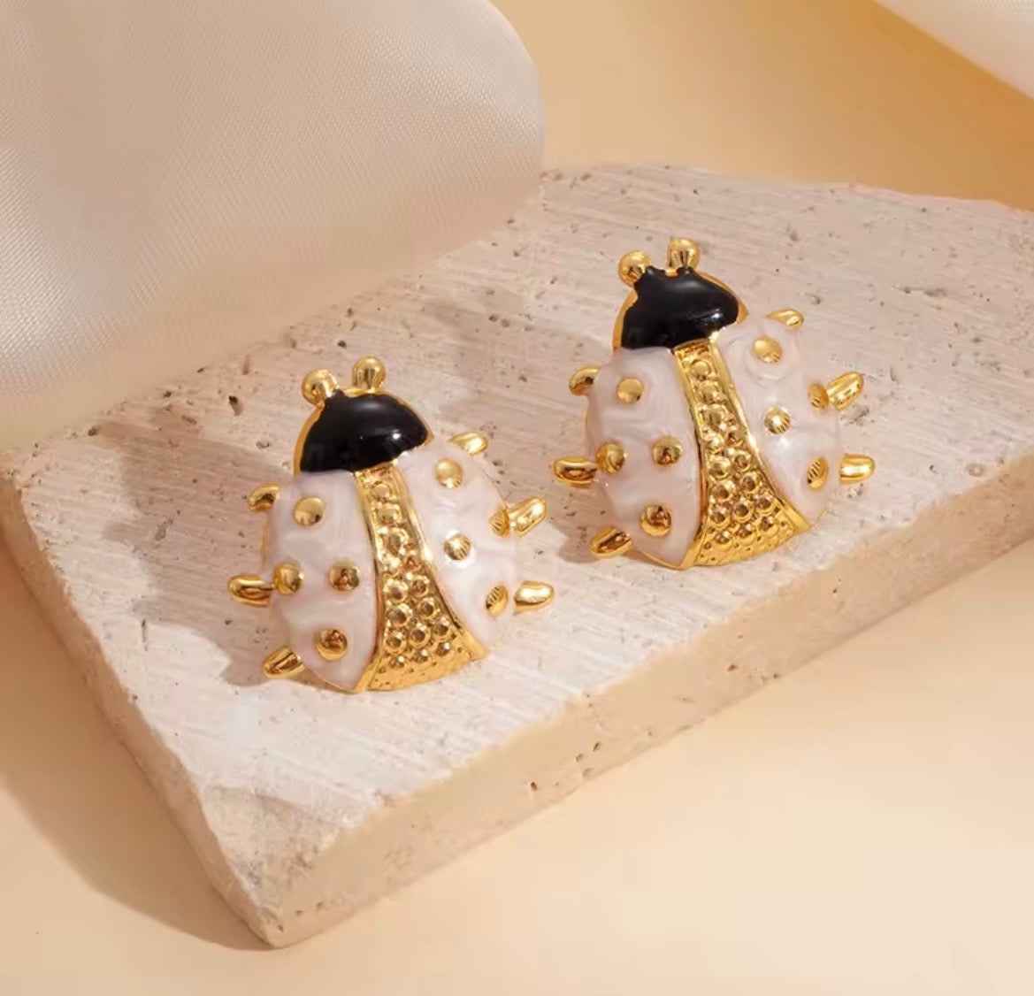 Lucky Ladybird Stud Earrings