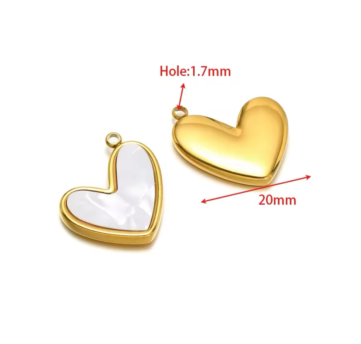 Make Your Own Charm Jewellery – Gold Plated Stainless Steel (Tarnish-Free & Waterproof)- 1 piece