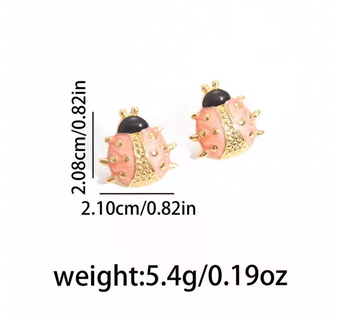 Lucky Ladybird Stud Earrings