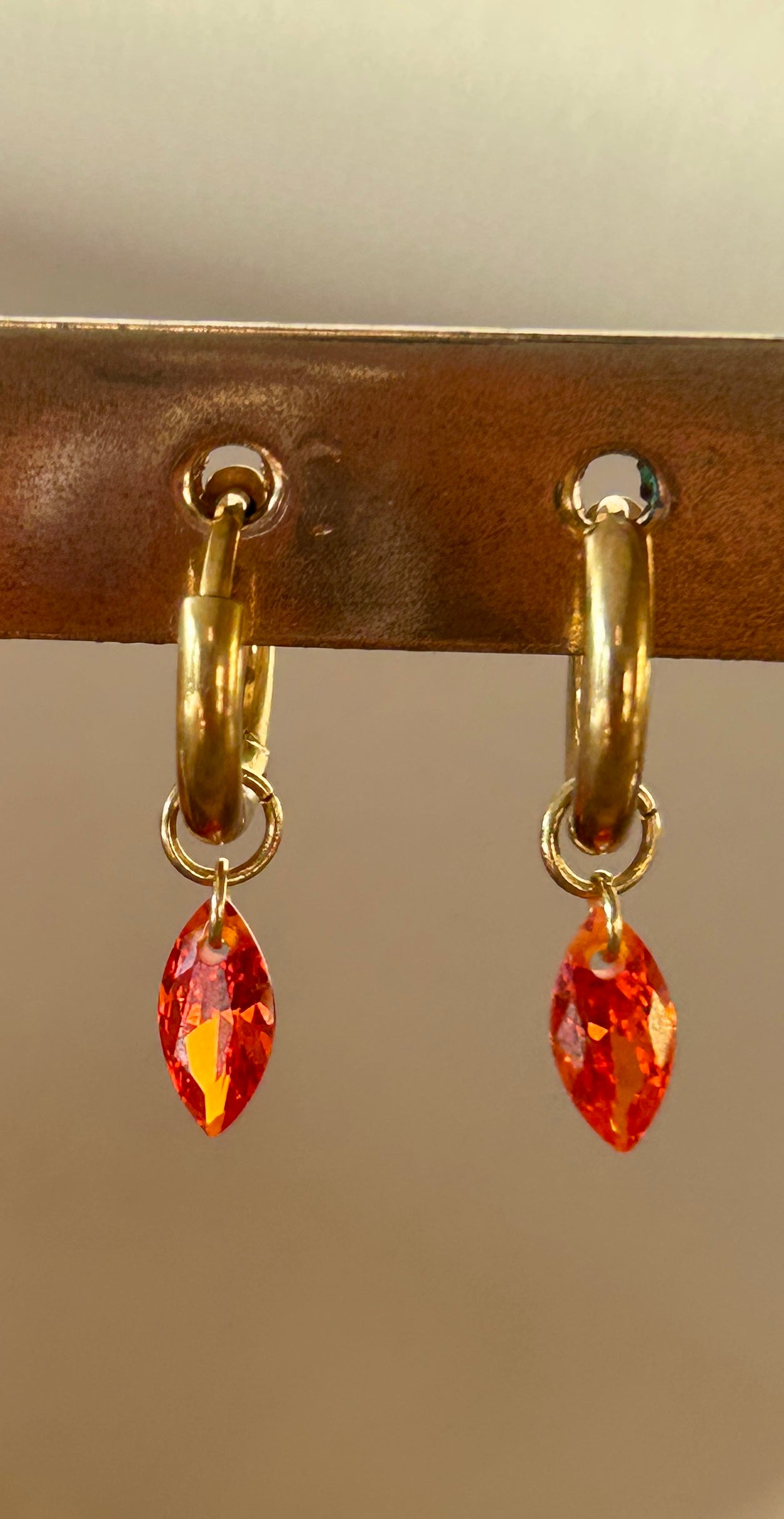 Mini Crystal Drop Huggies