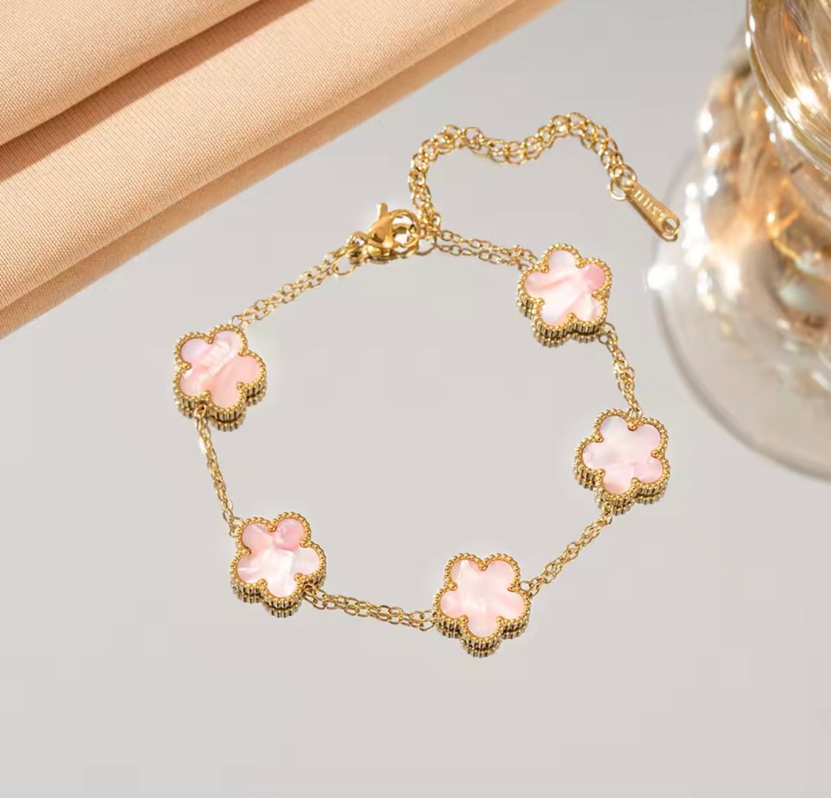 Lucky Clover Charm Bracelet