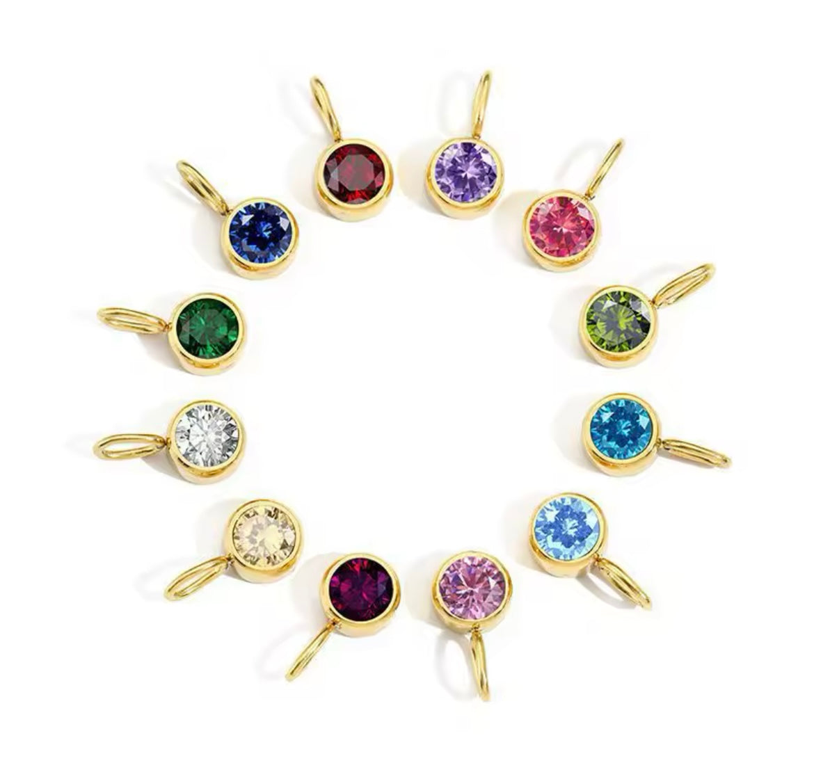 Birthstone Charm – Necklace | Bracelet | Earring