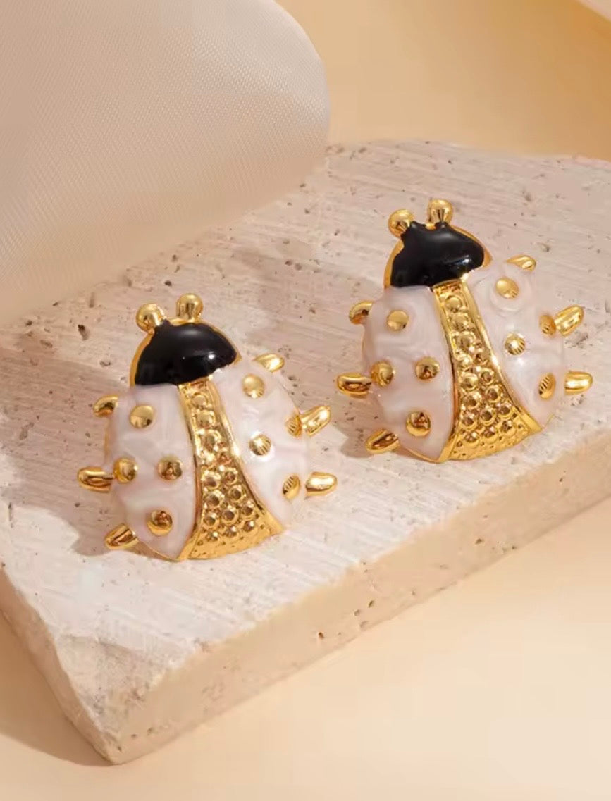 Lucky Ladybird Stud Earrings