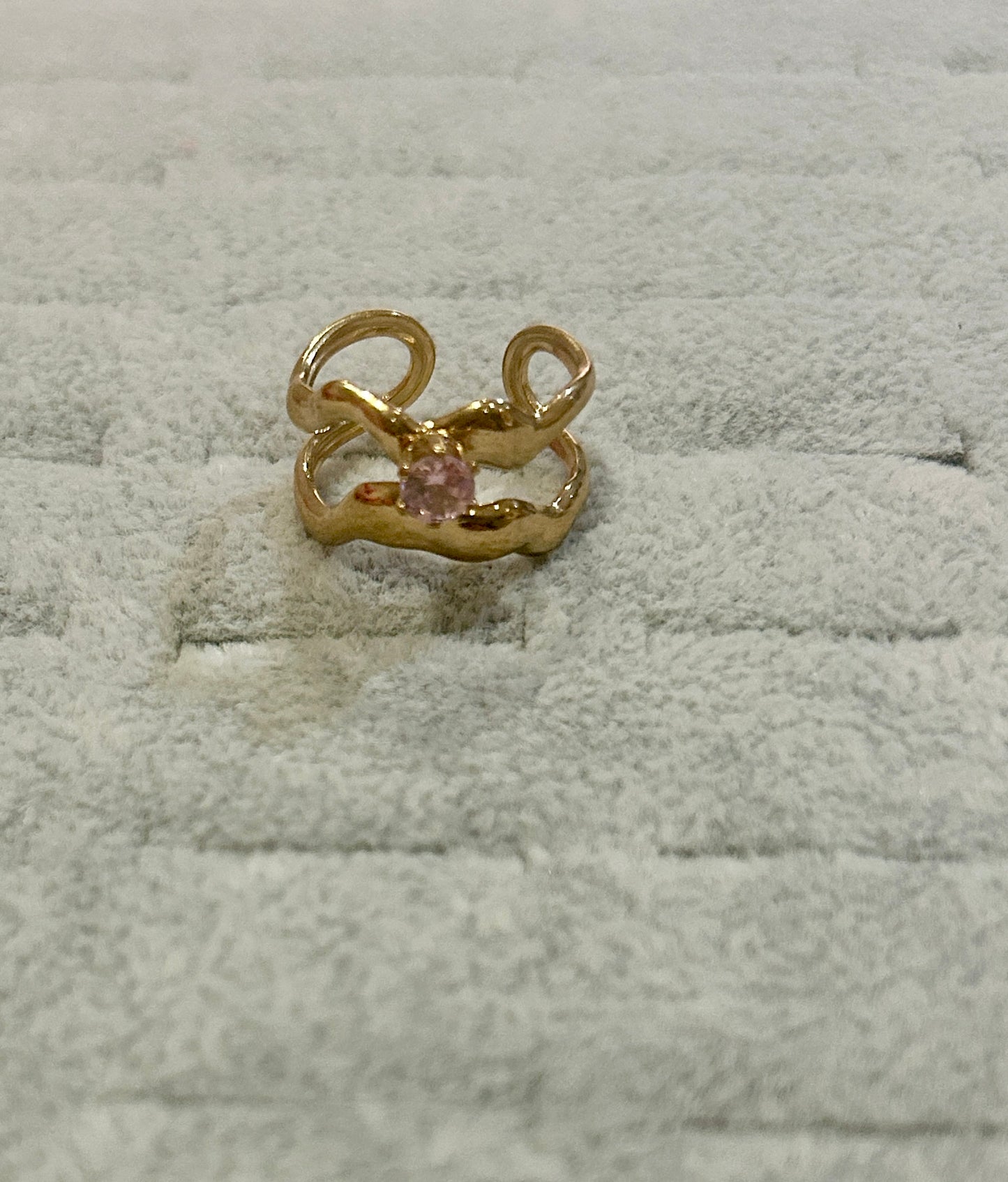 Gold Flow Adjustable Ring Collection