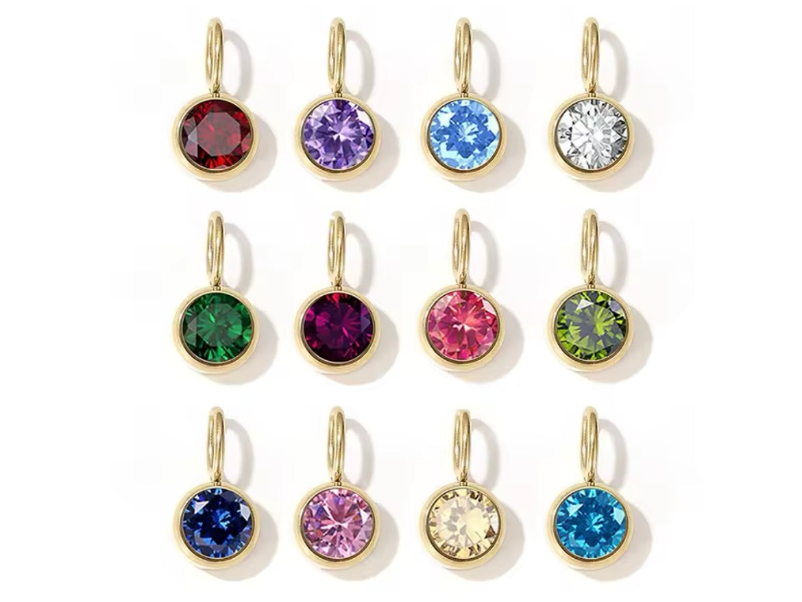 Birthstone Charm – Necklace | Bracelet | Earring